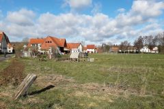 Unser Garten vor der Anlage der Beete